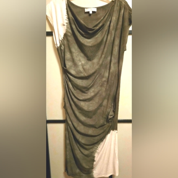 Vannesa Williams Dresses & Skirts - VANESSA WILLIAMS Stretch COTTON SPANDEX MOSS TYE DYE DRESS SIZE LARGE So Sexy.